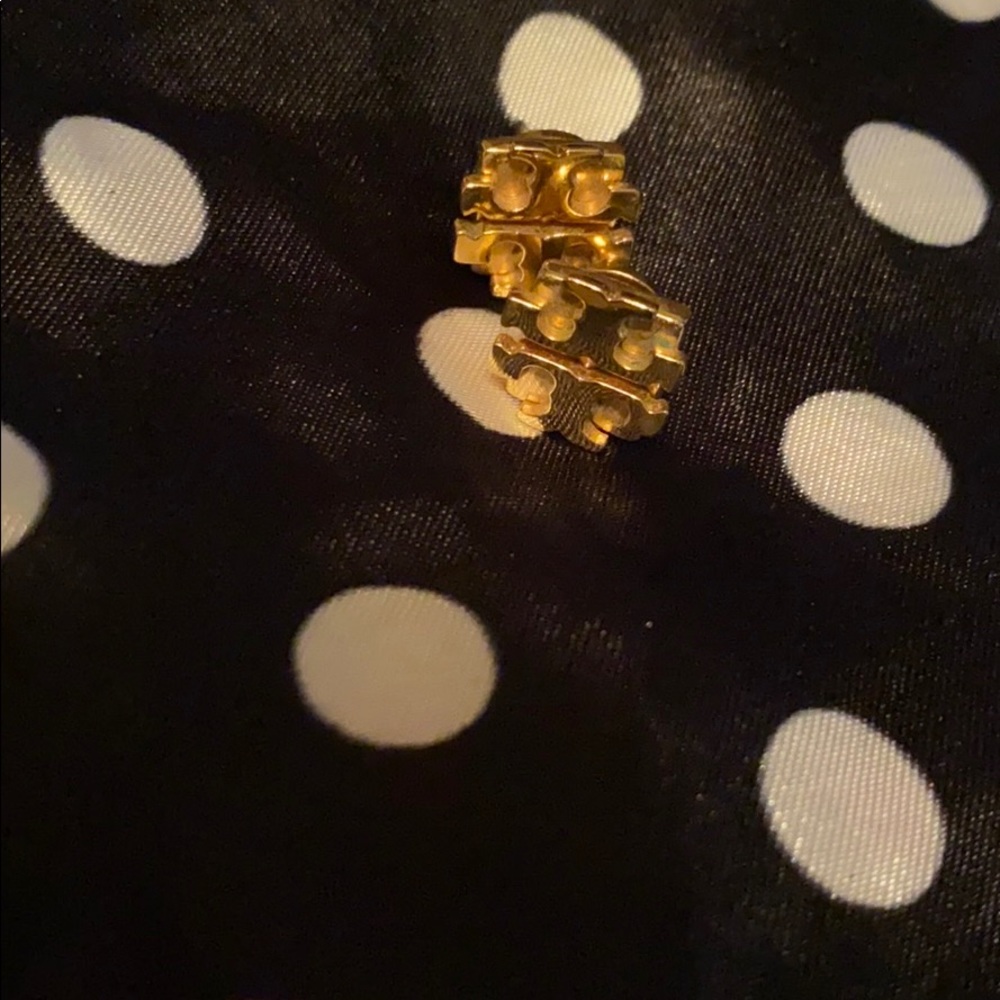 Gold Tory Burch earrings